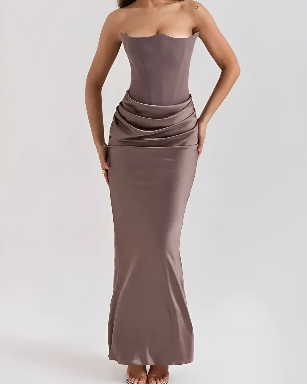 Women’s Polished Draped Occasion Wedding Guest Dresses