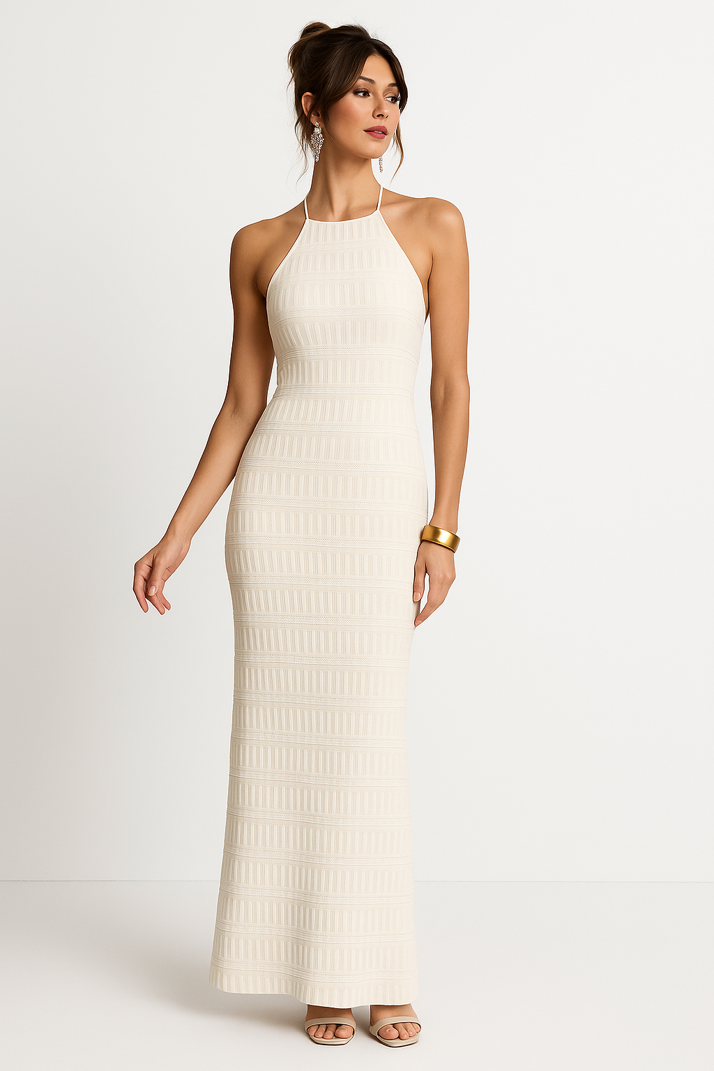 Serena Halter Maxi Dress