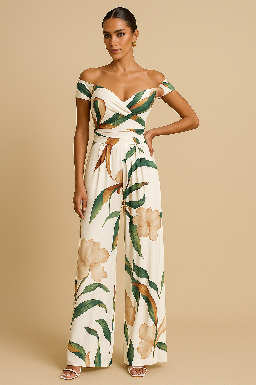 Celina One-Piece Straight-Leg Jumpsuit – Sleeveless, Lightweight Fit