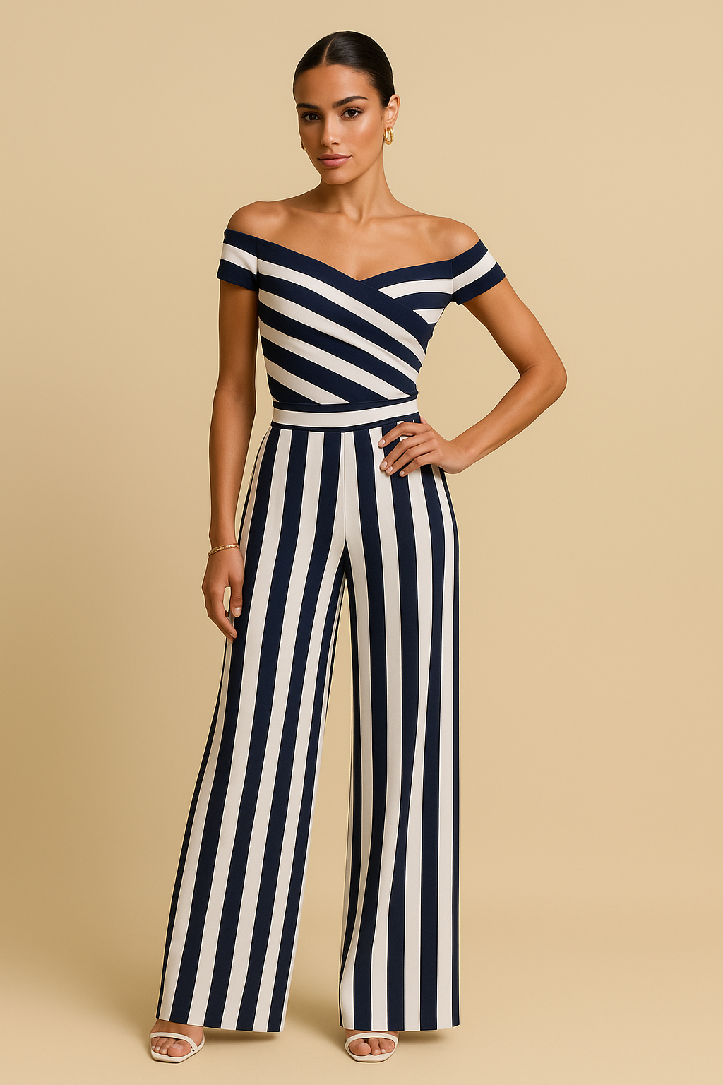 Celina One-Piece Straight-Leg Jumpsuit – Sleeveless, Lightweight Fit