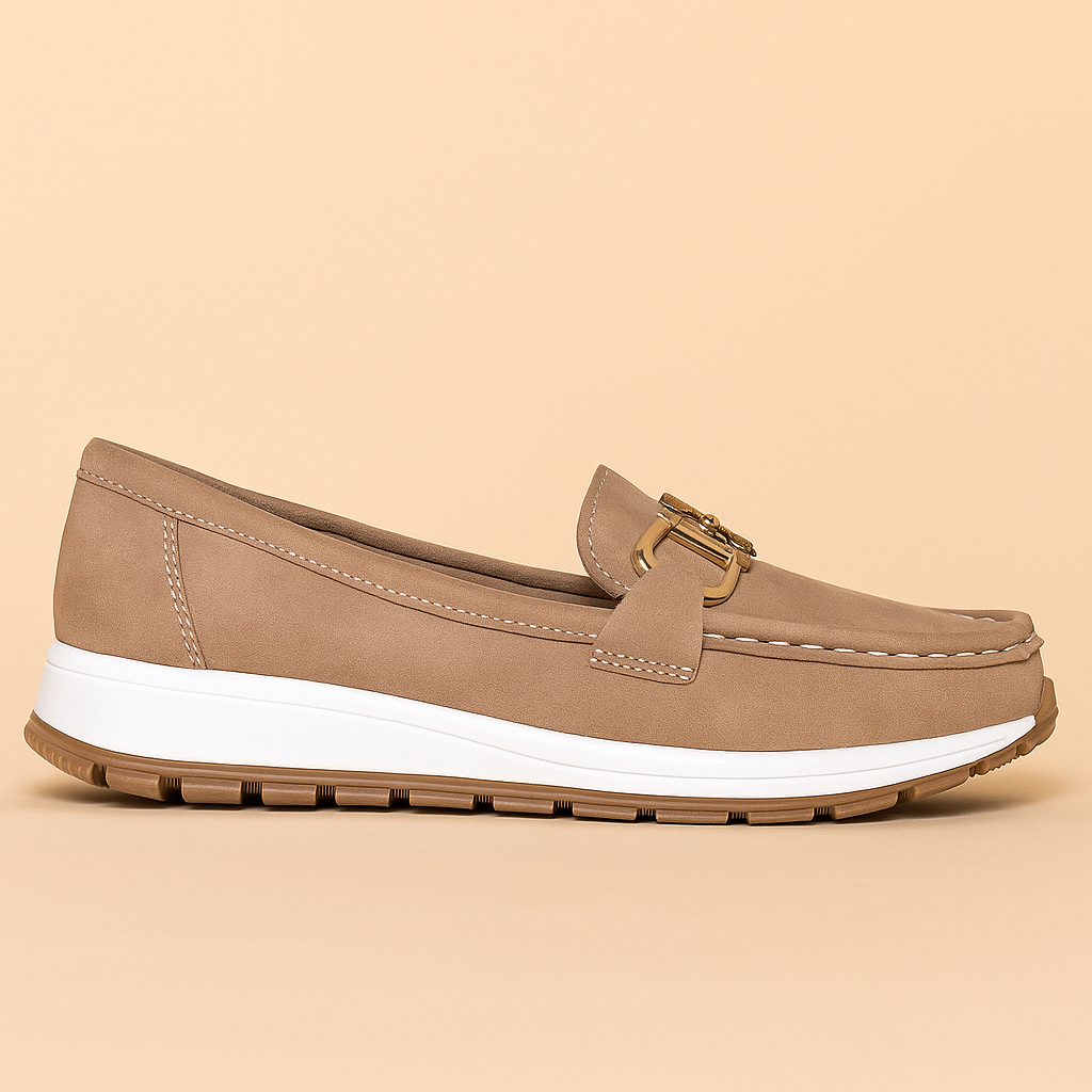 Ellie - Flat Buckle Loafers