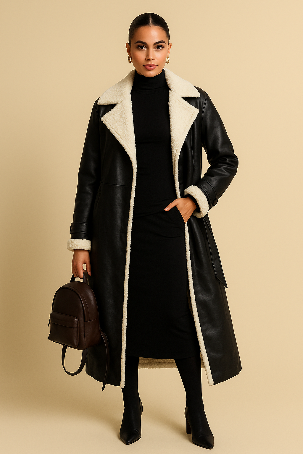 Sabella | Luxe Fur Long Coat