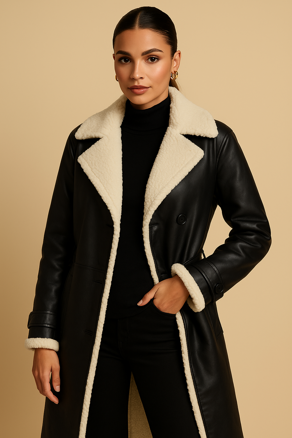 Sabella | Luxe Fur Long Coat