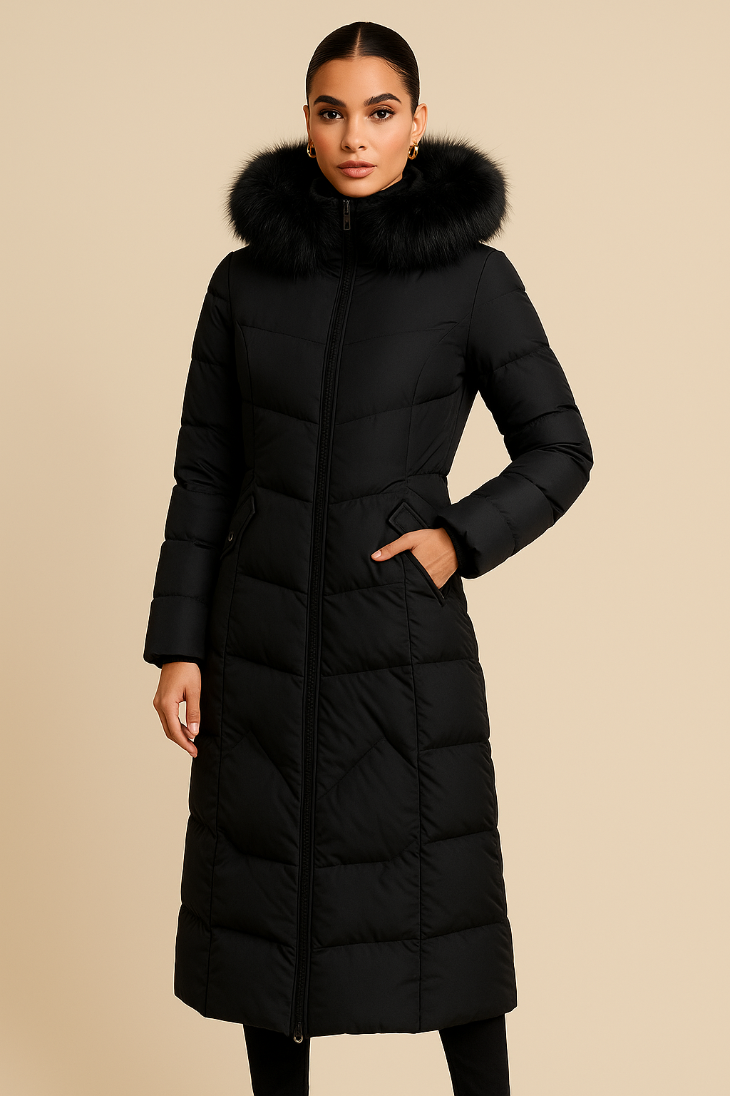 Juliana | Stylish Faux Fur Coat