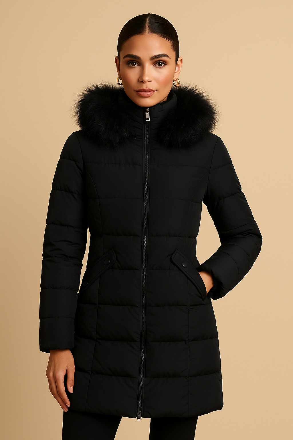 Juliana | Stylish Faux Fur Coat