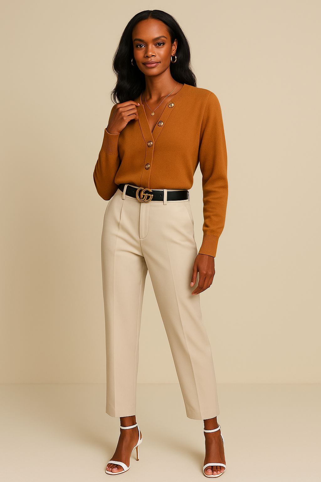 Elara Cashmere Blend Cardigan