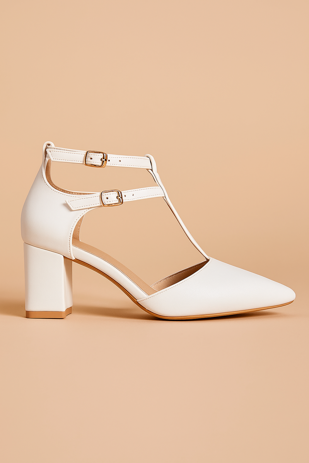 Maribel Chic Pointed-Toe Block Heel Pumps