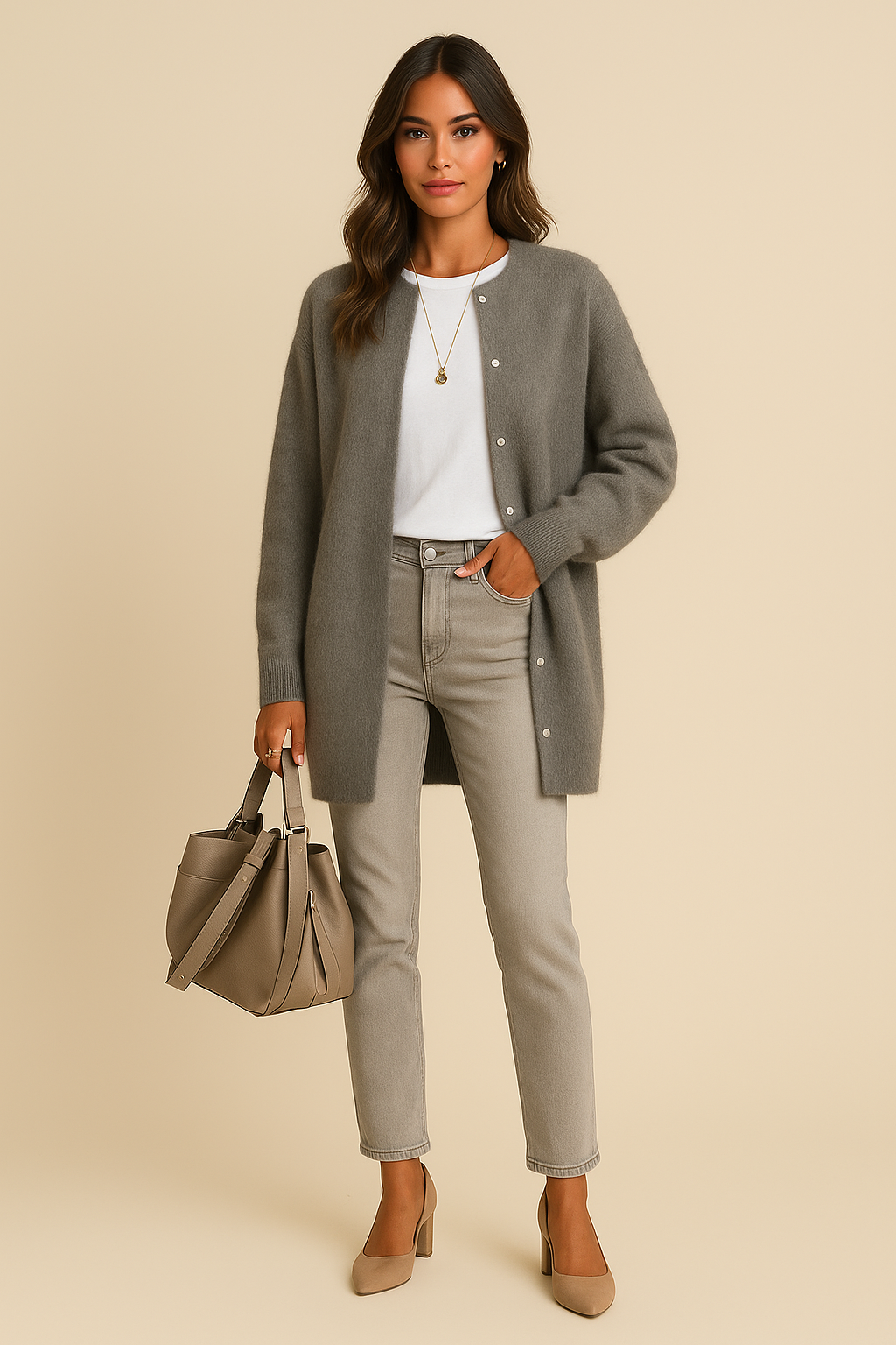Elowen Cotton Knit Cardigan
