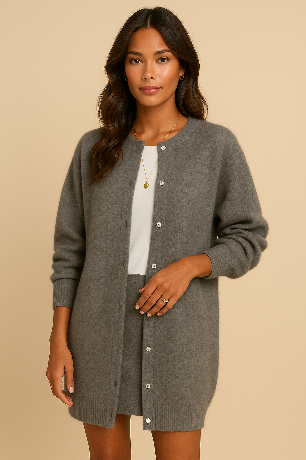 Elowen Cotton Knit Cardigan