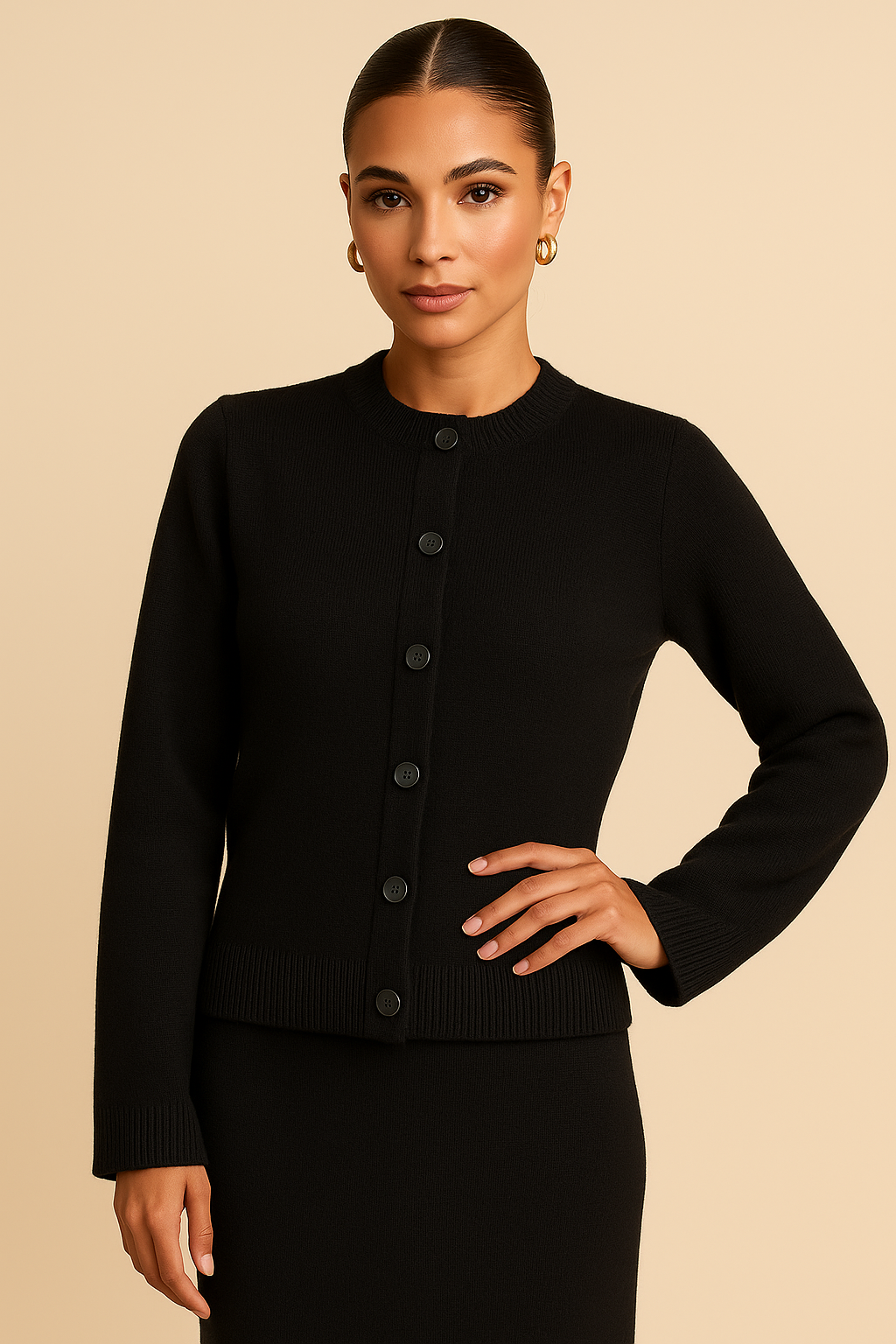 Sylvie Long Flare Sleeve Sweater
