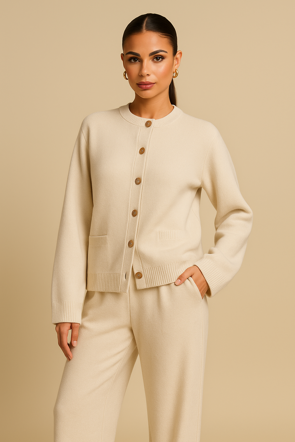 Sylvie Long Flare Sleeve Sweater