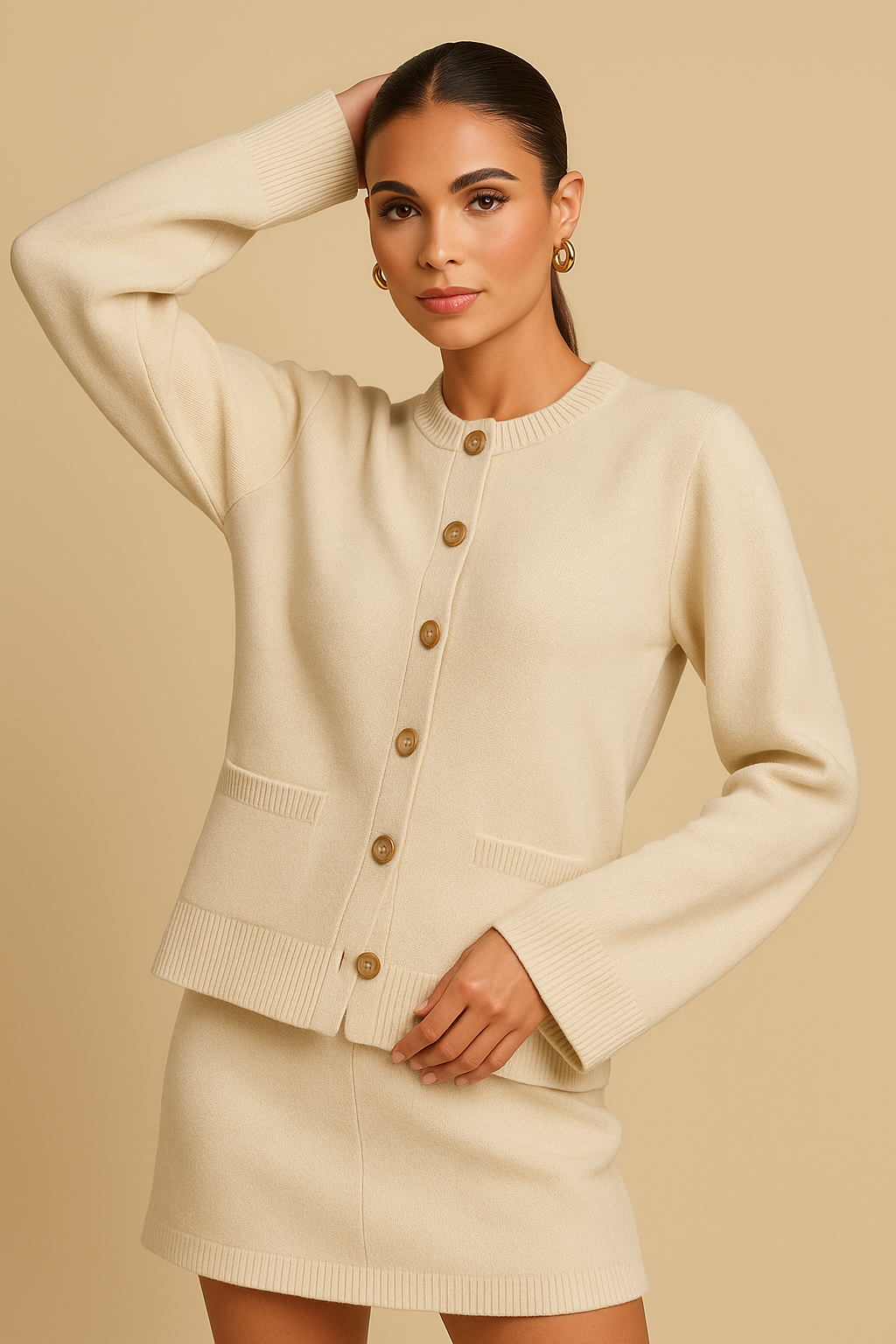 Sylvie Long Flare Sleeve Sweater
