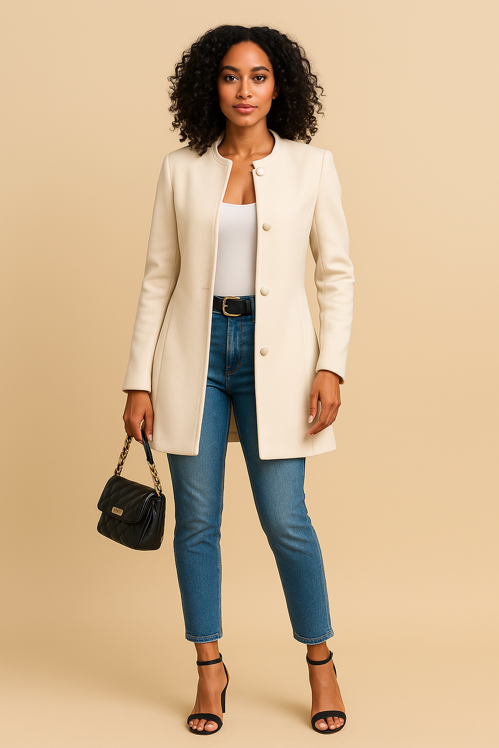 Sabina Stretch Comfort Single-Breasted Jacket