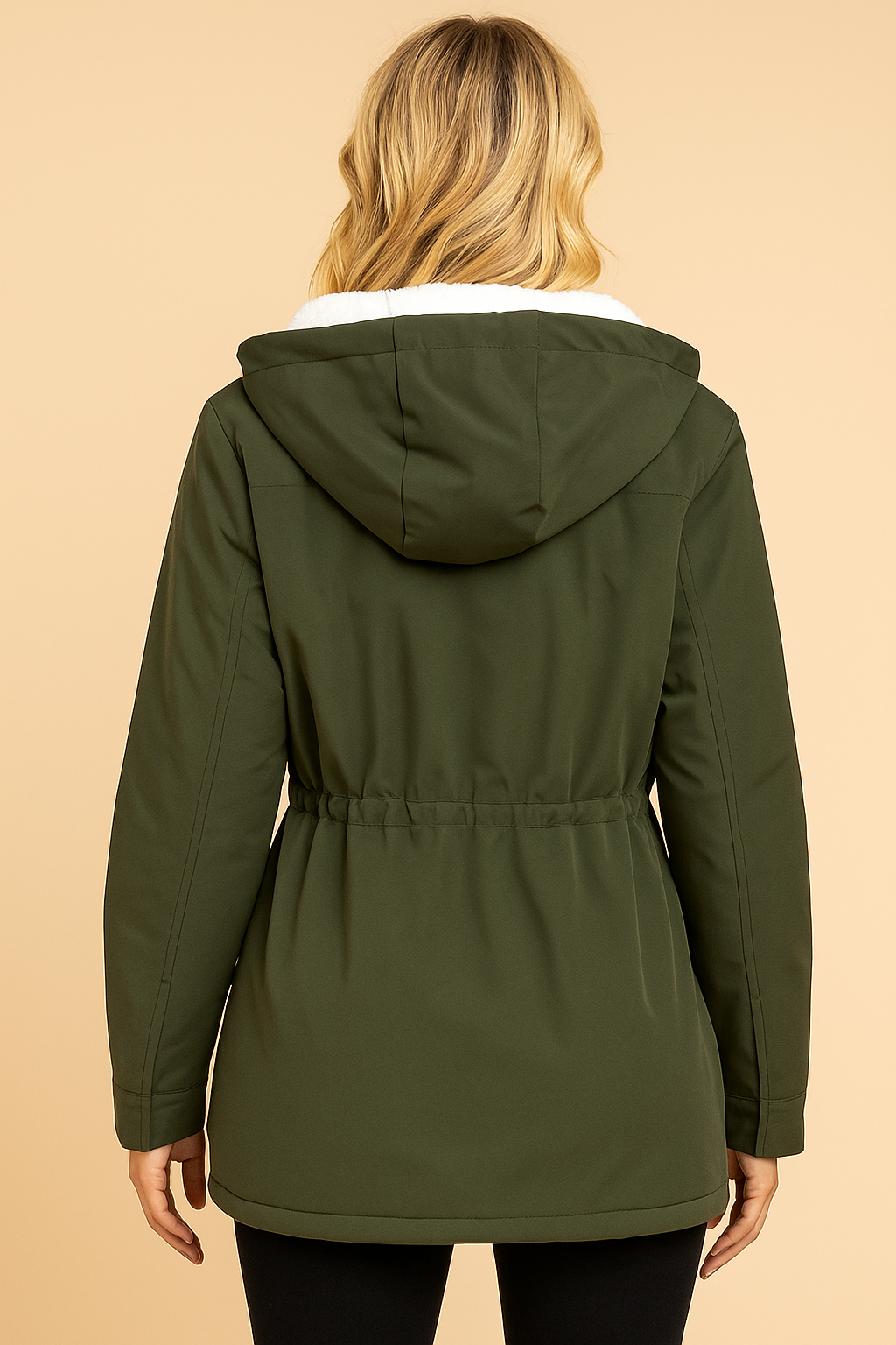 Camilla Hooded Winter Coat with Drawstring