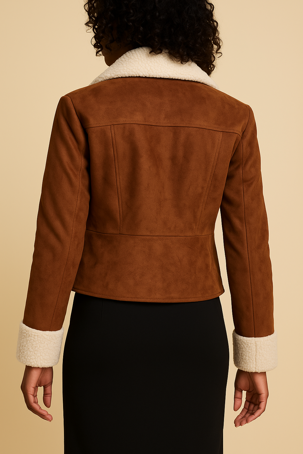 Lucia Lapel Collar Buttoned Coat