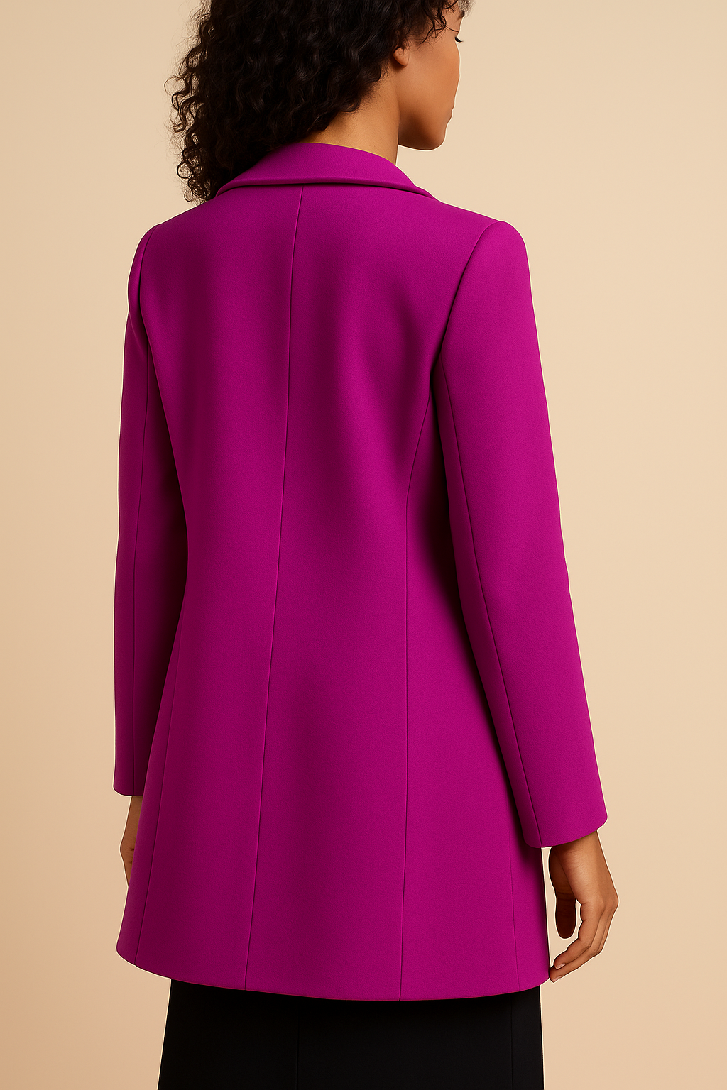 Theresa Double-Breasted Long Sleeve Coat