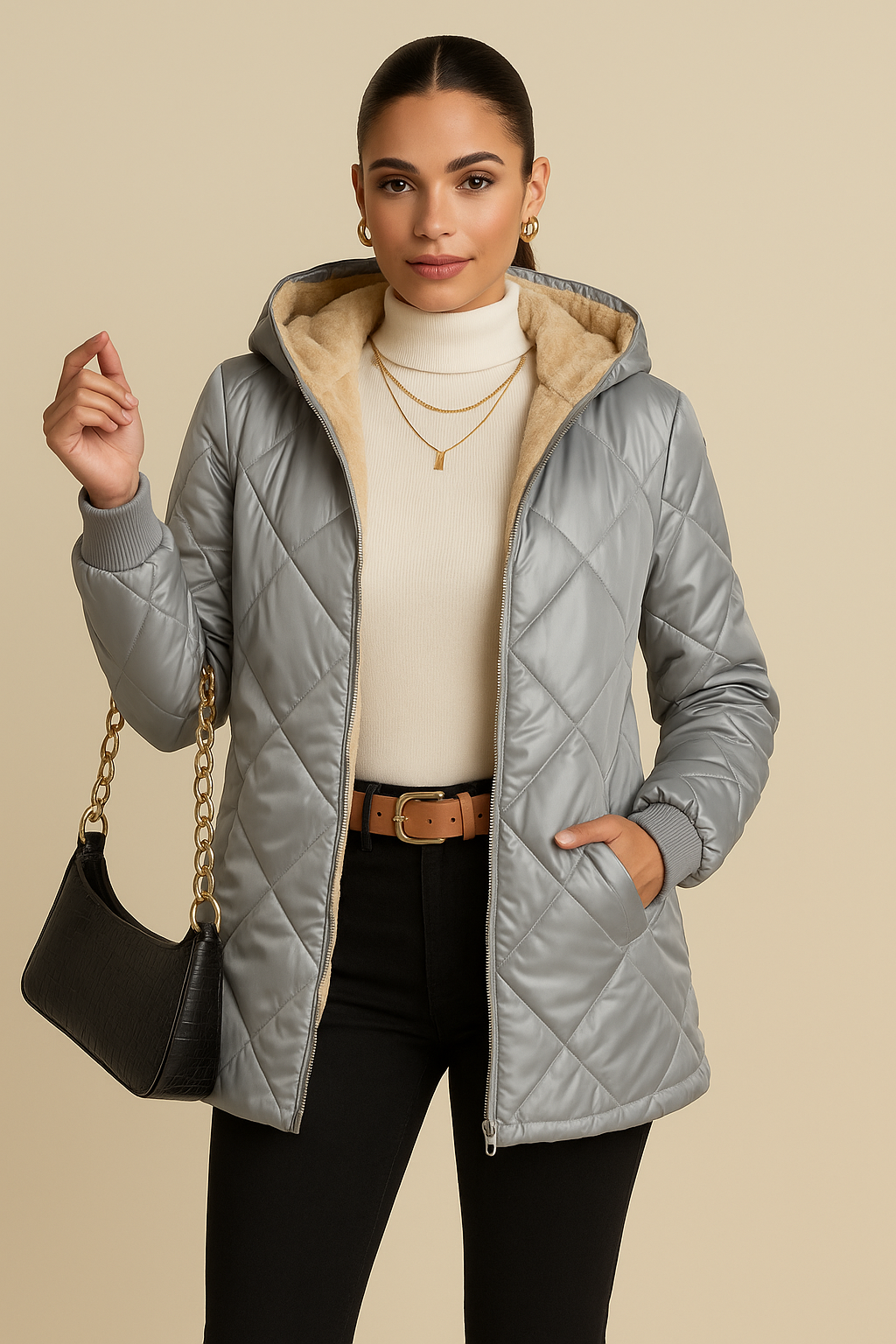 Corinna Mid-Length Loose Fit Coat
