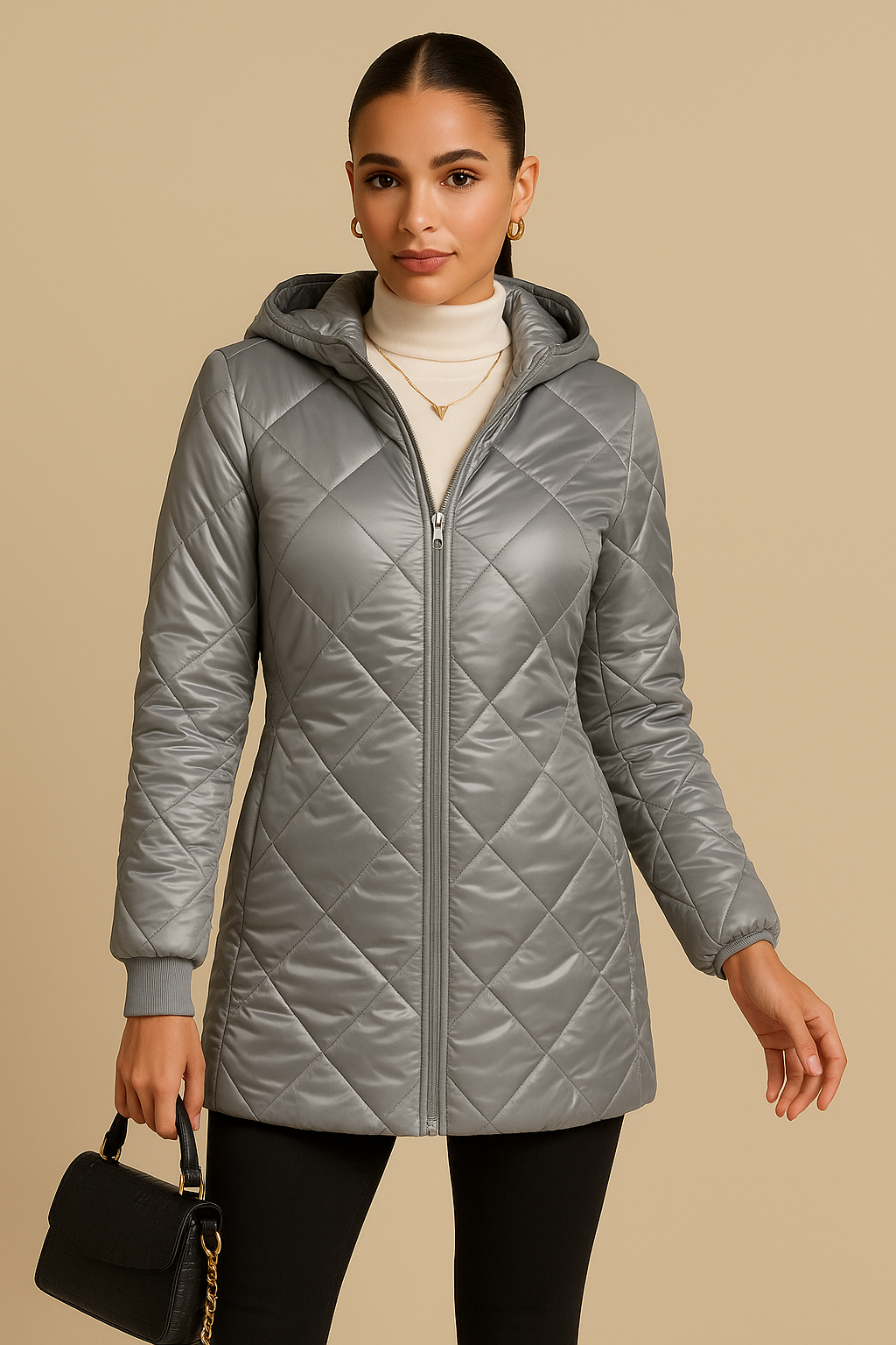 Corinna Mid-Length Loose Fit Coat