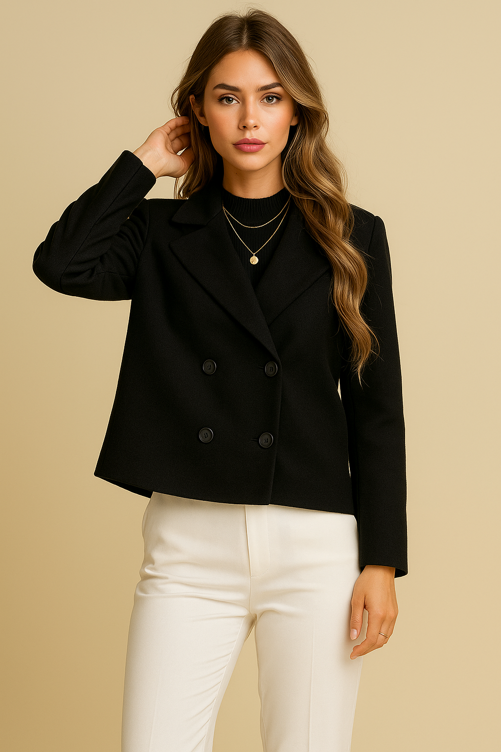 Marlena Double-Breasted Blazer Coat