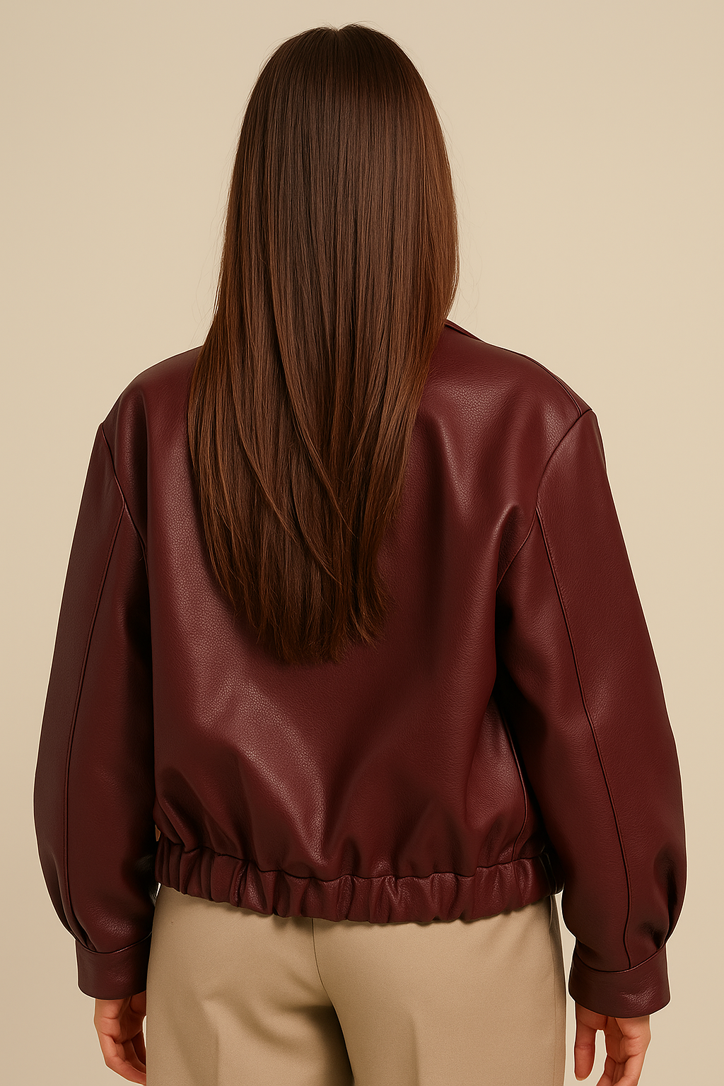Kaia Retro PU Motorcycle Jacket