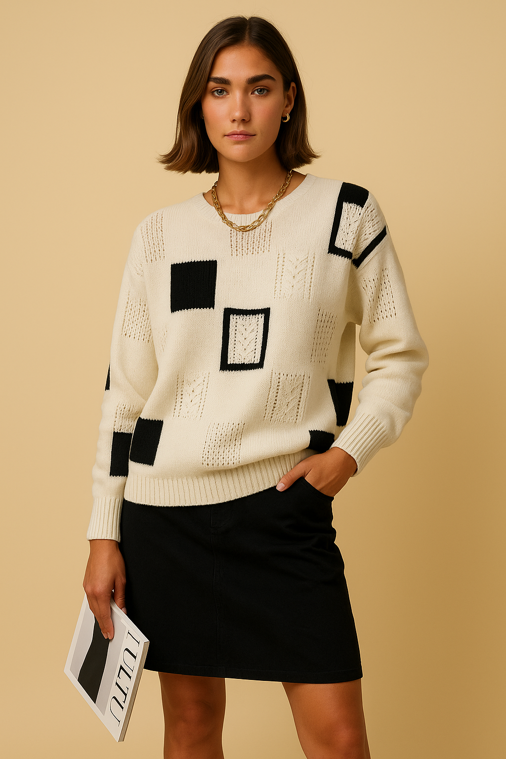 Heidi Cozy Ribbed Knit Sweater
