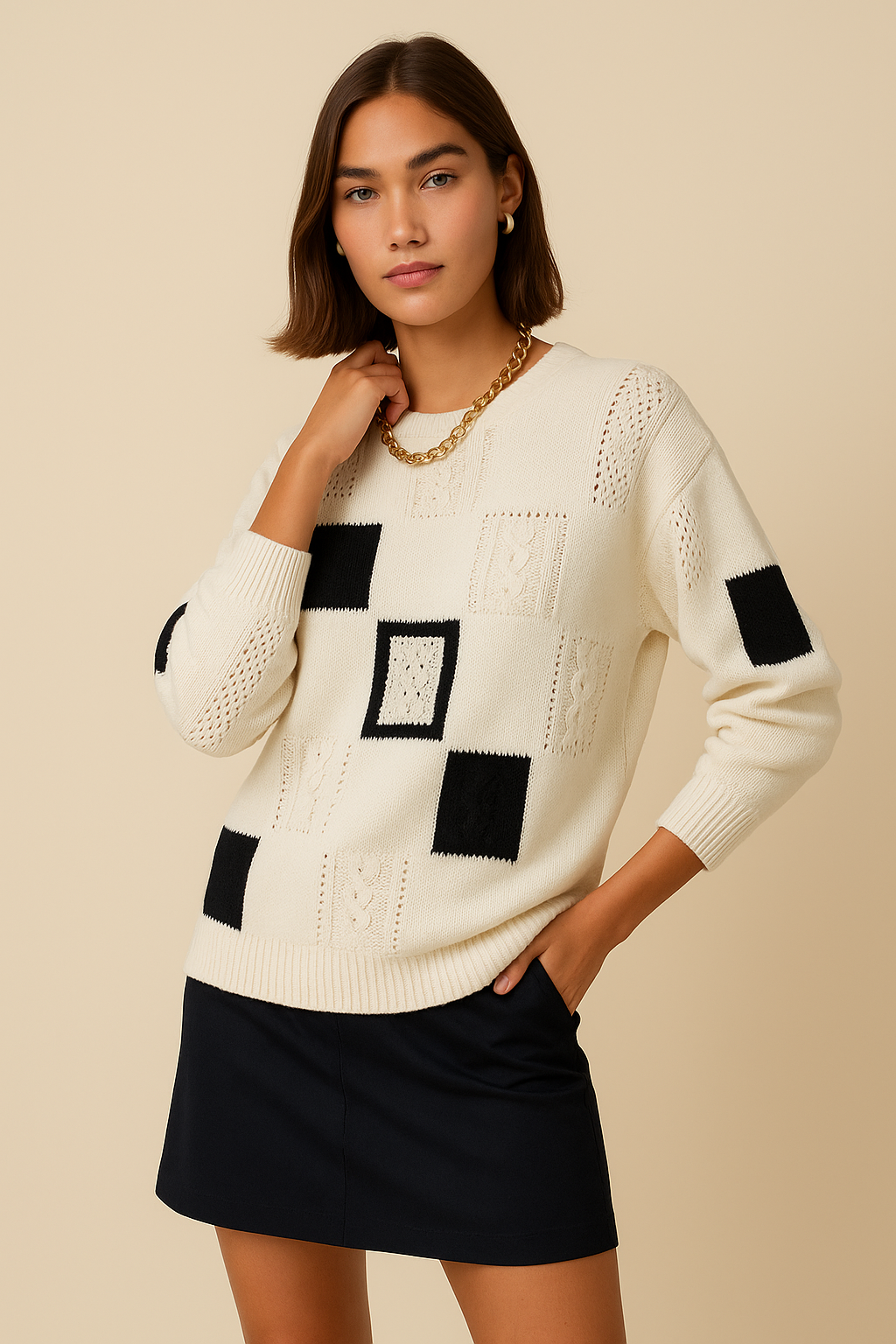 Heidi Cozy Ribbed Knit Sweater