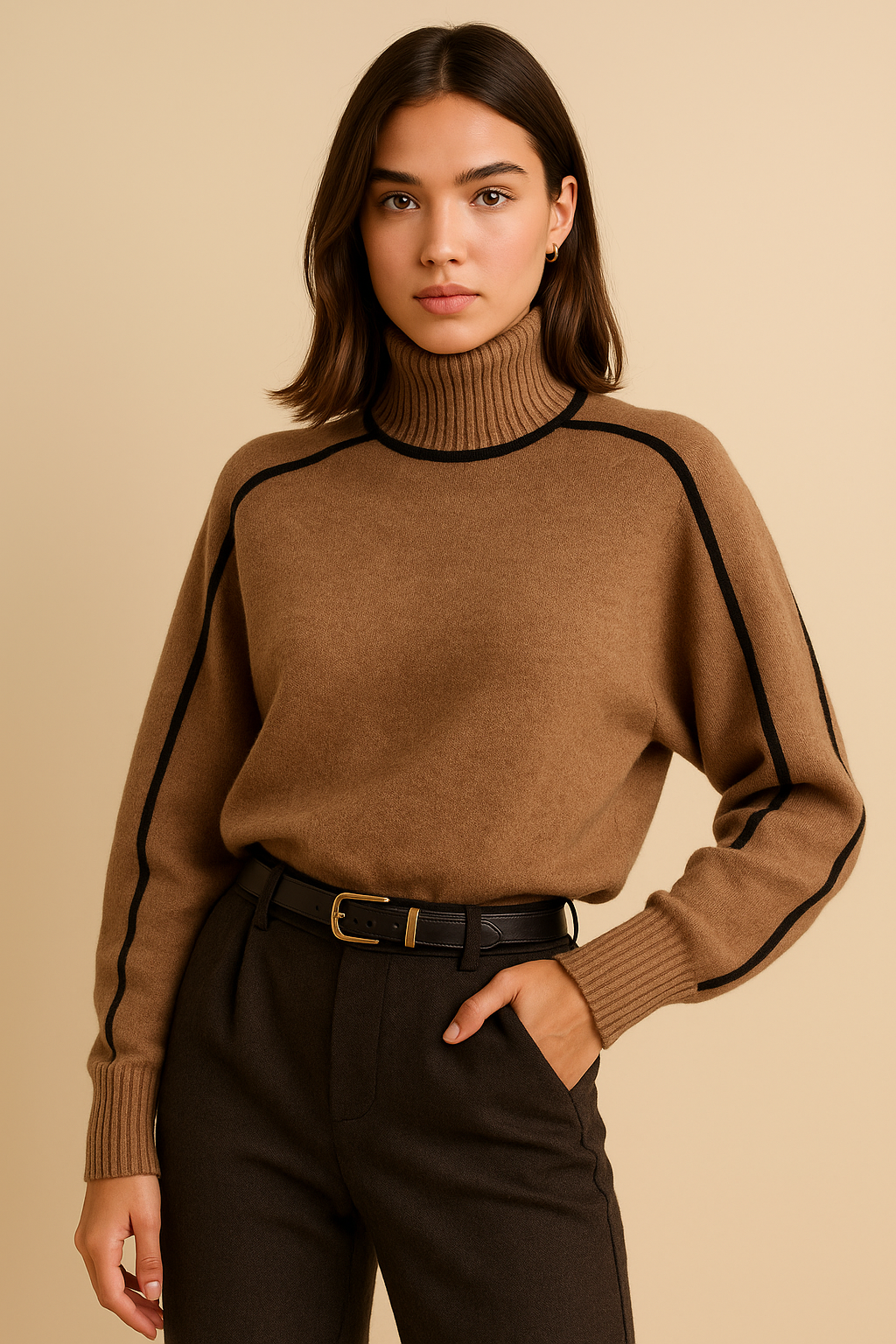 Emilie Soft Turtleneck Sweater