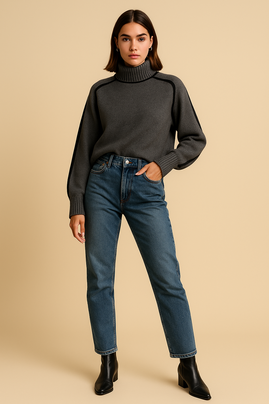 Emilie Soft Turtleneck Sweater