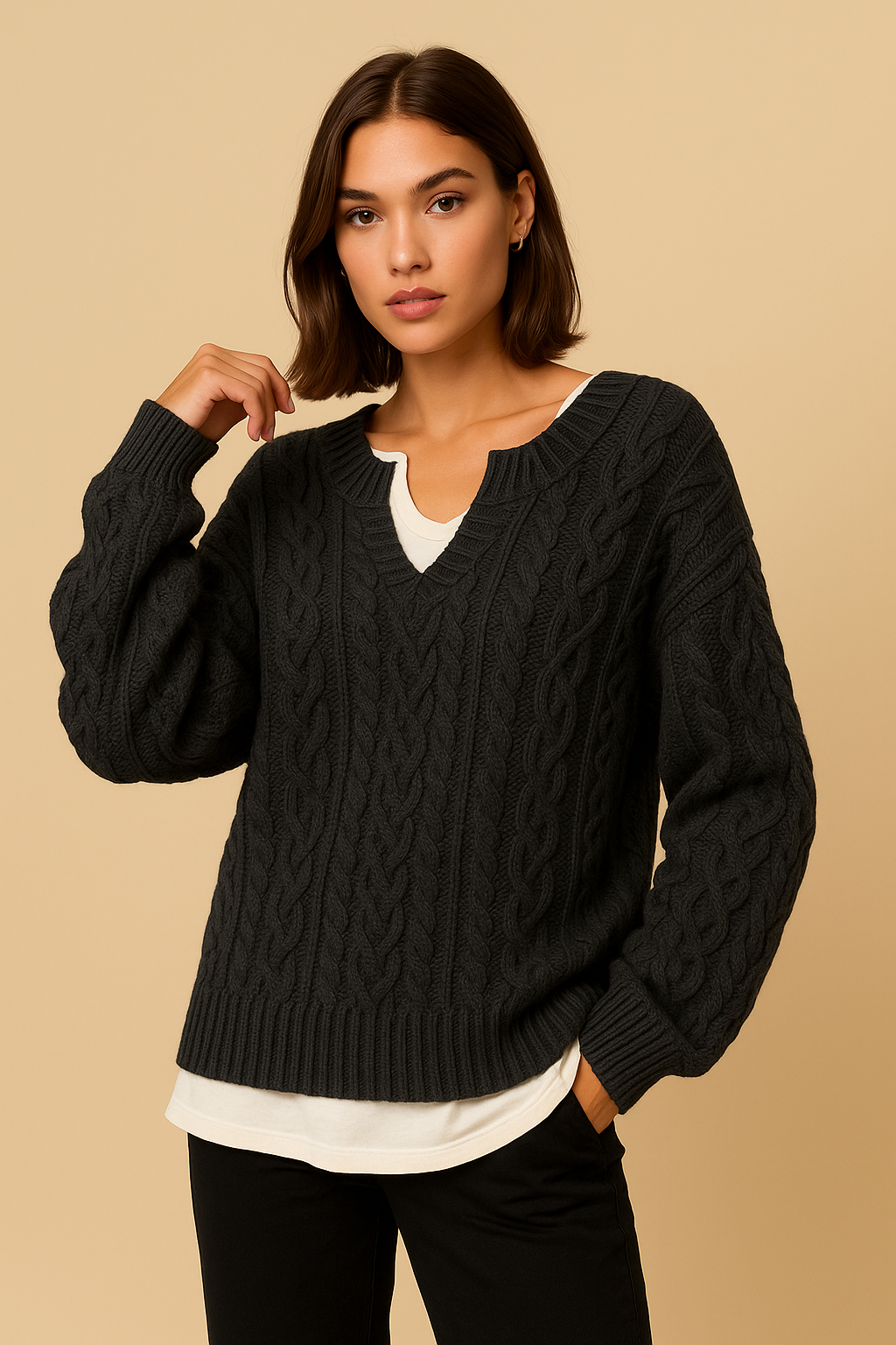 Lyra Casual Knitted Sweater