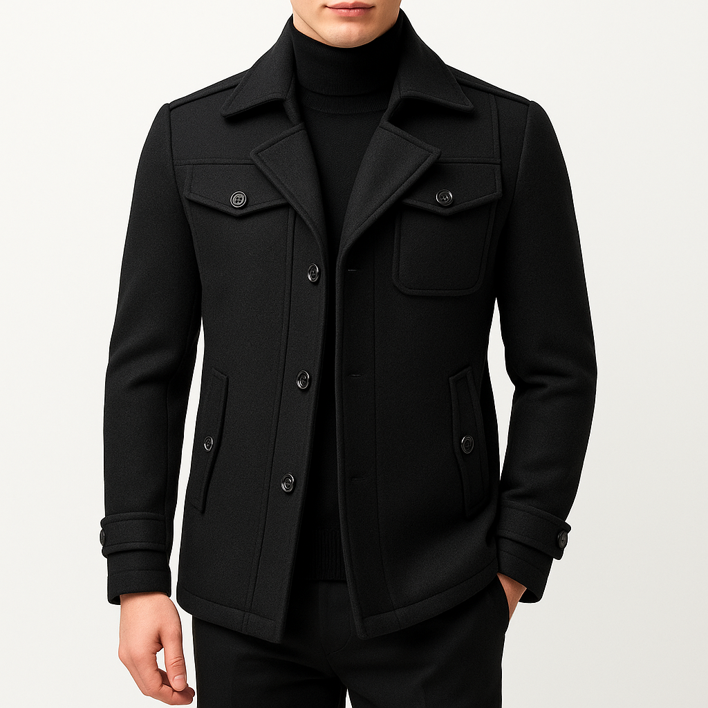Smith | Wool Blend Pea Coat