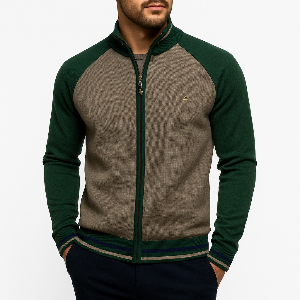 Smith | Cotton Zip Sweater
