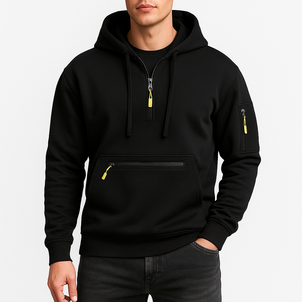 Smith | Hooded Zip Sweater