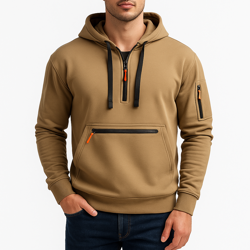 Smith | Hooded Zip Sweater