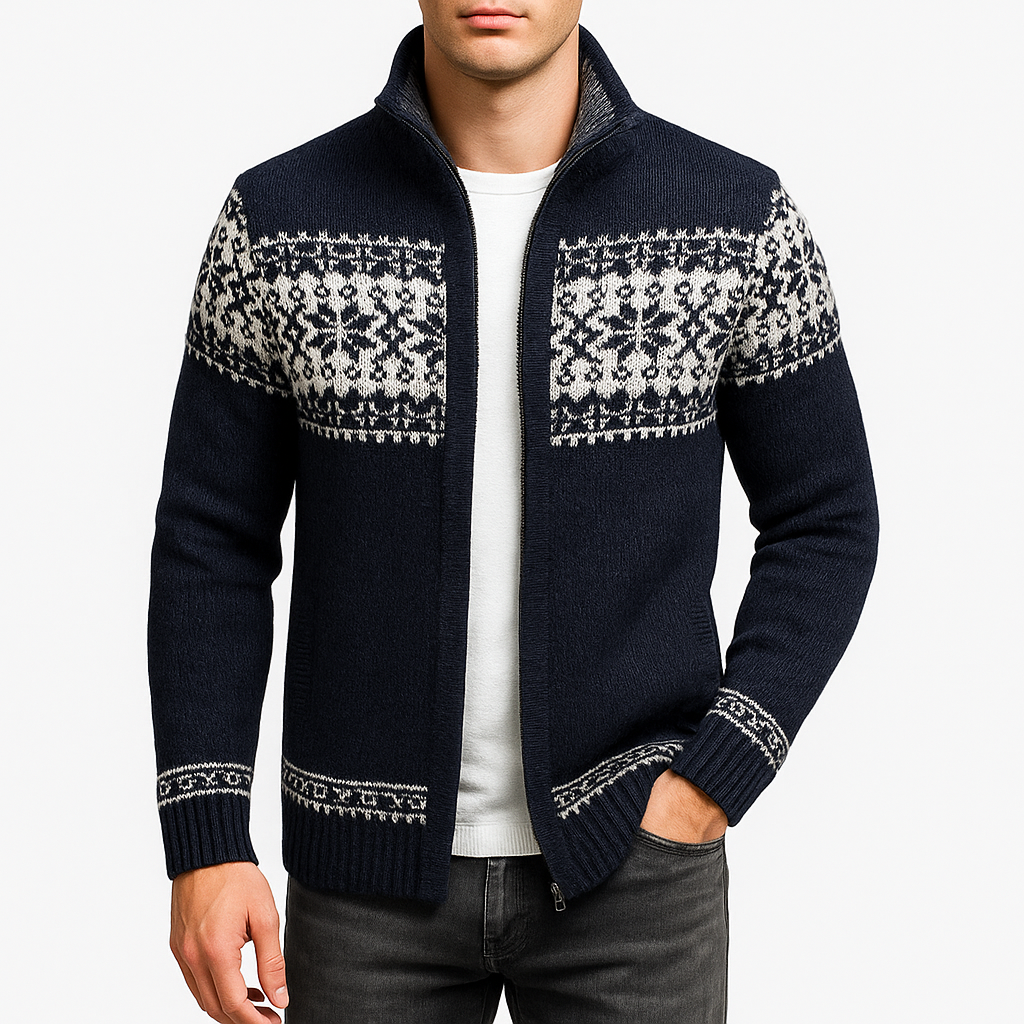 Smith | Wool Zip Cardigan