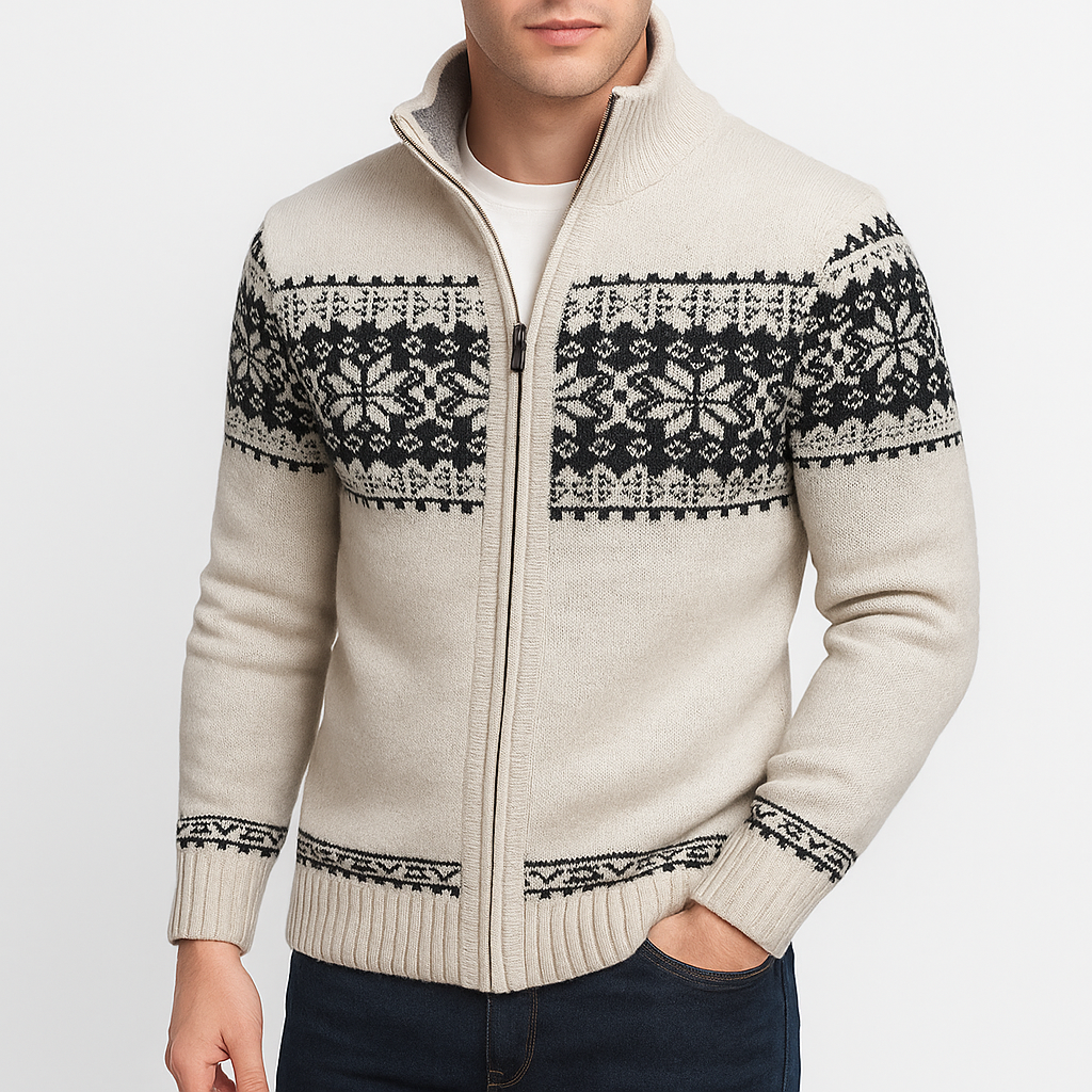 Smith | Wool Zip Cardigan