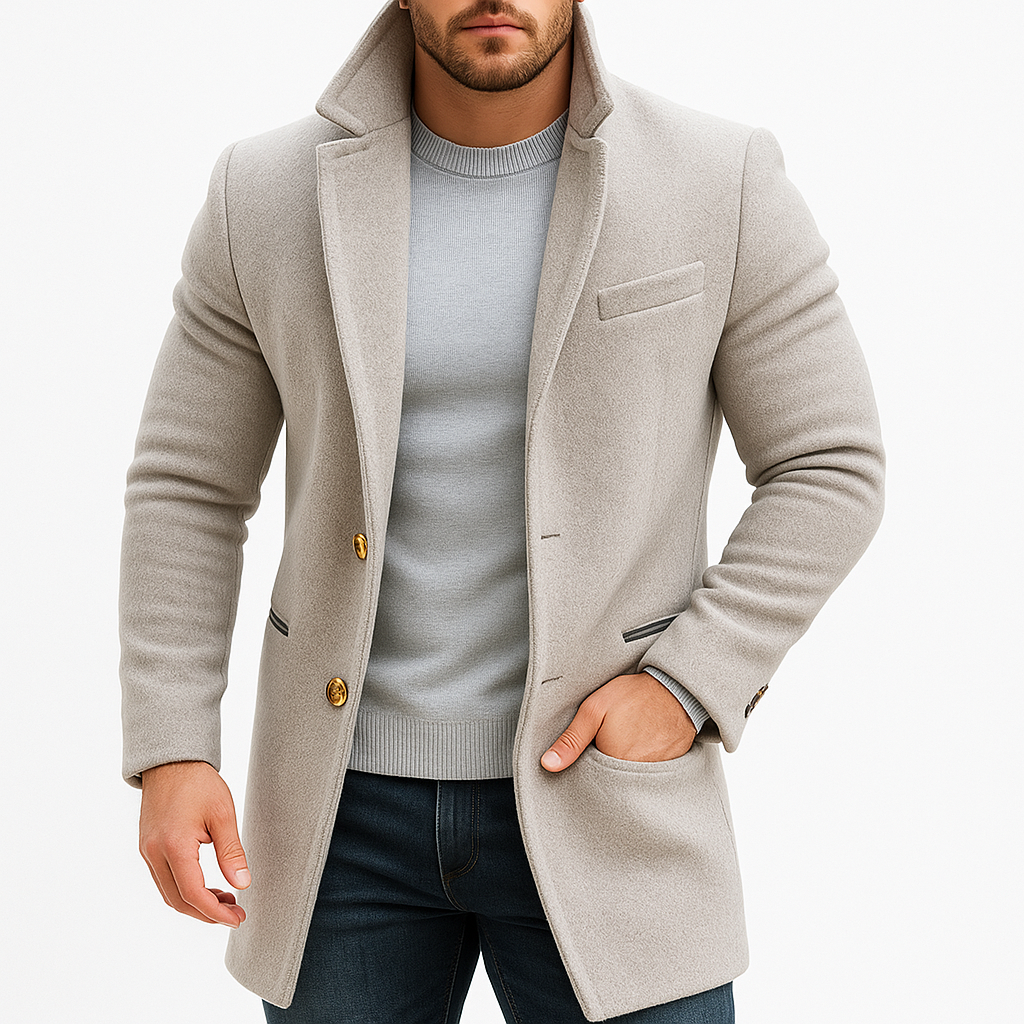 Smith | Tailored Wool Overcoat