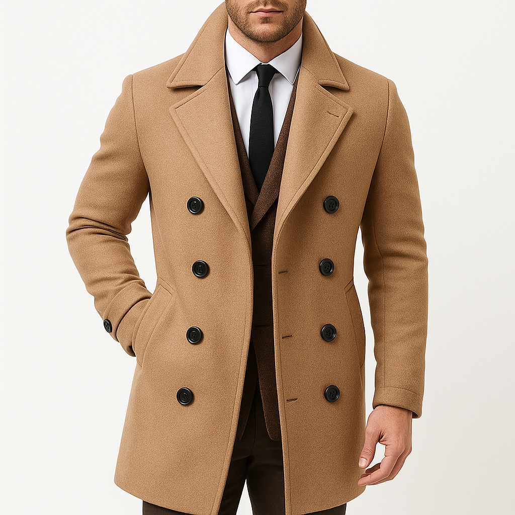 Smith | English Wool Long Overcoat