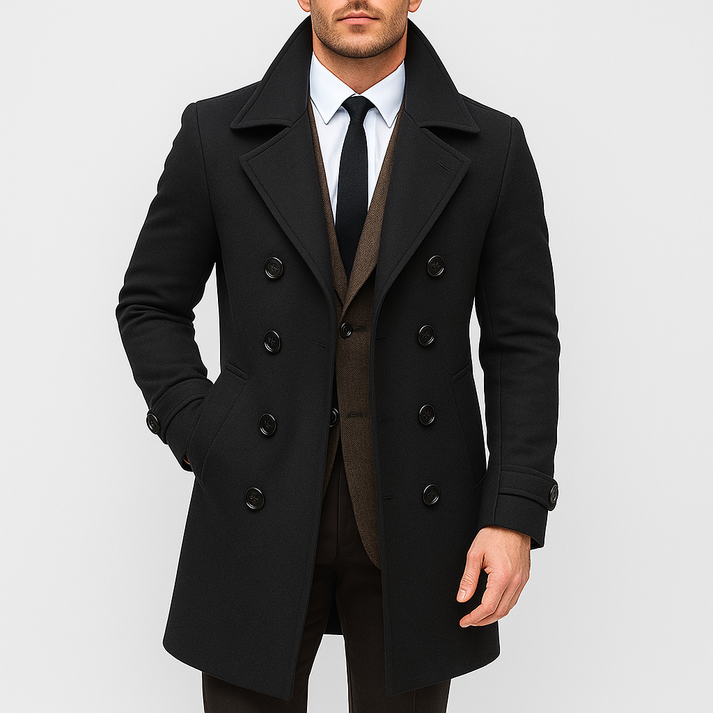 Smith | English Wool Long Overcoat