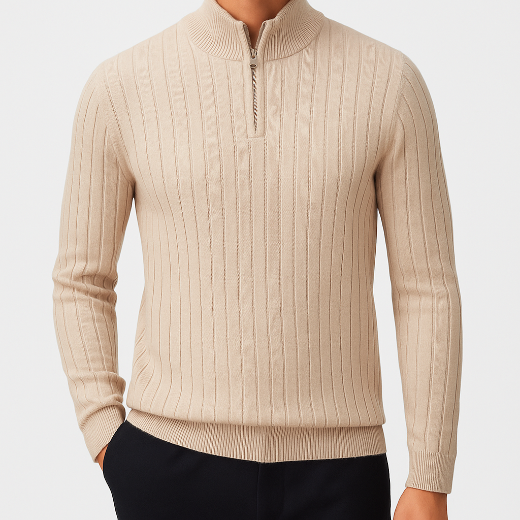 Smith | Half Zip Knit Sweater