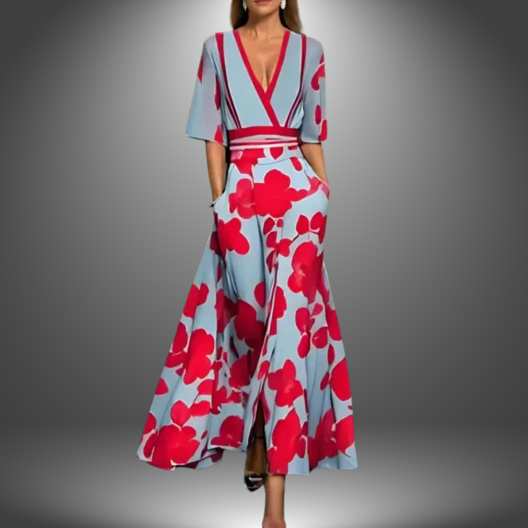 Statement Floral Beach Sunny Maxi Dress for Women