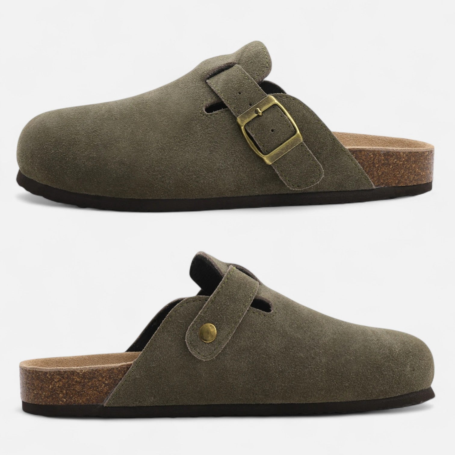 Men’s Home Walking Everyday Suede Mules Sculpted Clog