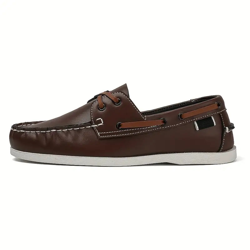 Men's Retro Elegance Boat Shoes with Timeless Design