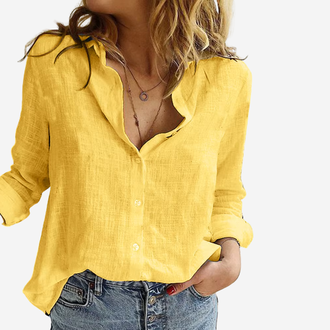 Timeless Relaxed-Fit Elegance Casual Blouse for Women