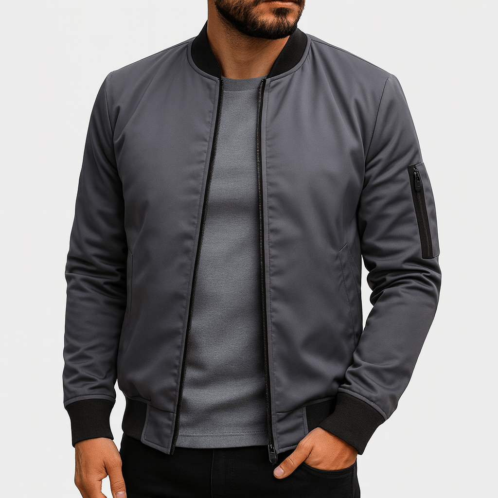 Smith | Zip-Pocket Bomber Jacket