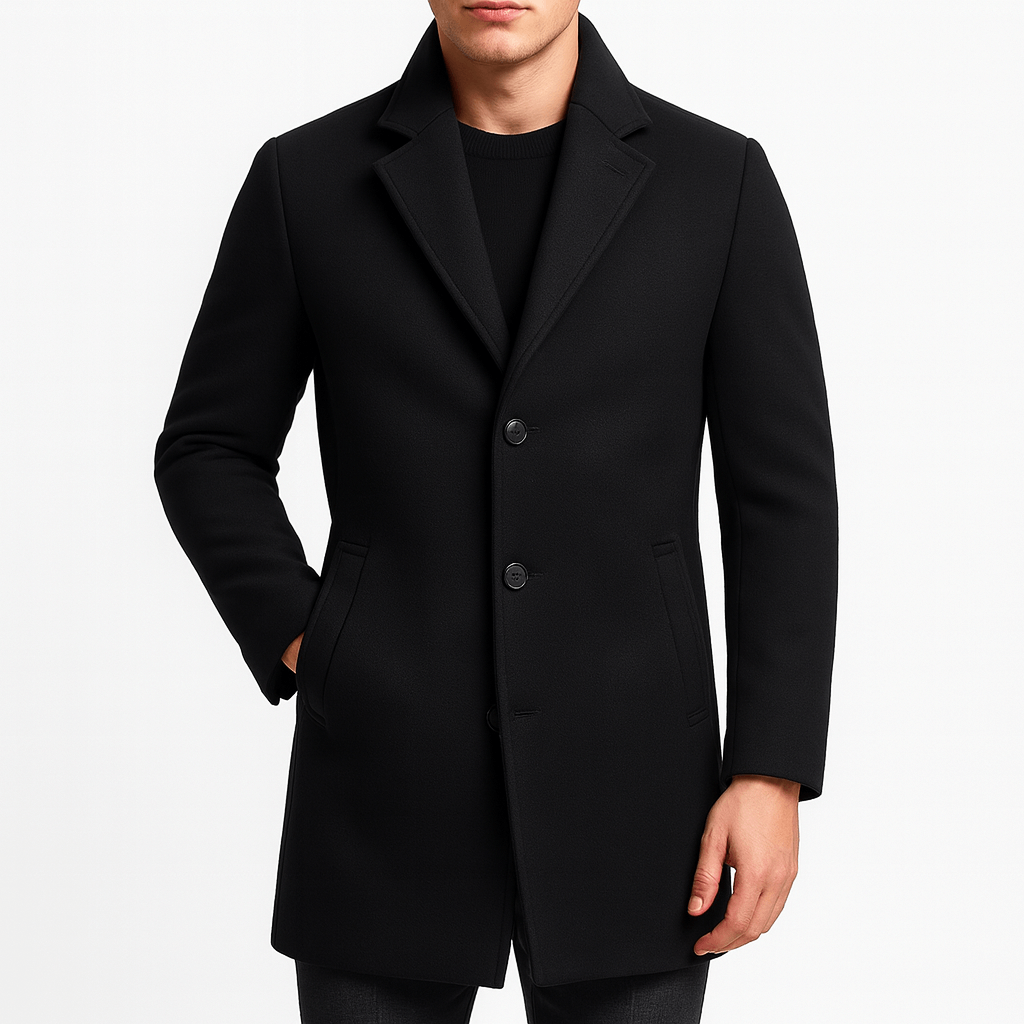 Smith | Button-Front Winter Trench Coat