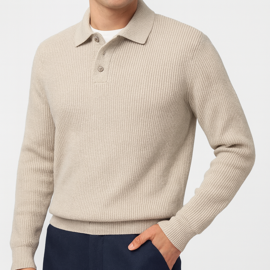 Smith | Knitted Polo Sweater