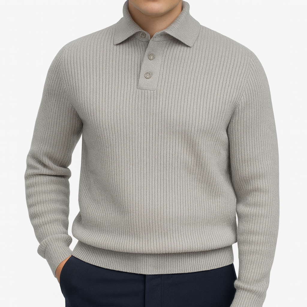 Smith | Knitted Polo Sweater