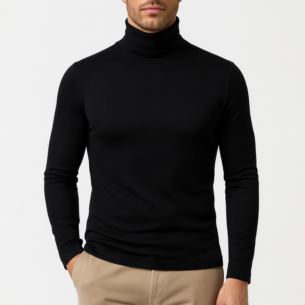 Smith | Slim Fit Turtleneck Top