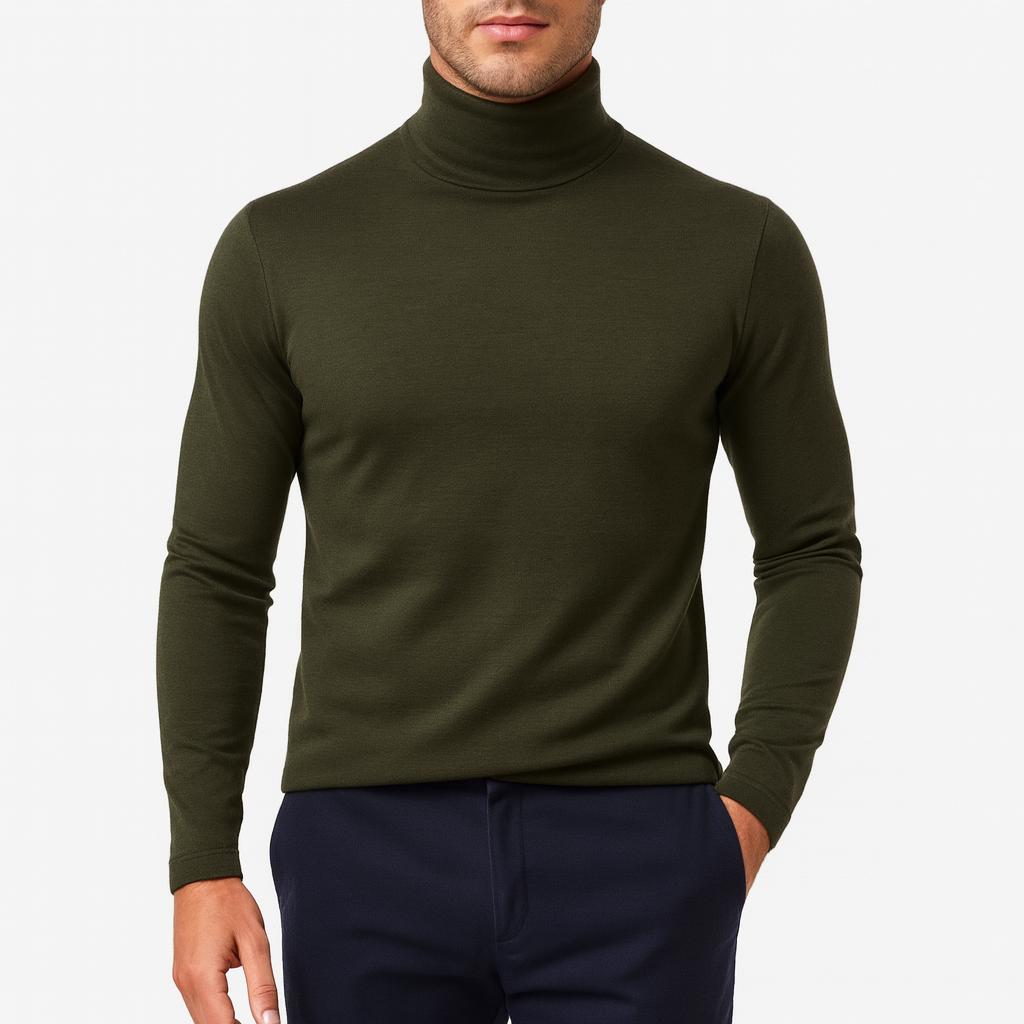 Smith | Slim Fit Turtleneck Top