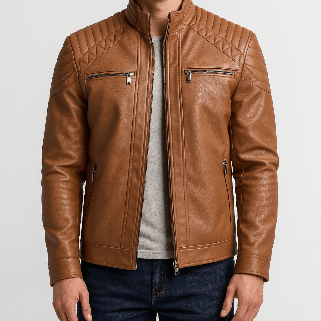 SMITH | Leather Fleece Jacket